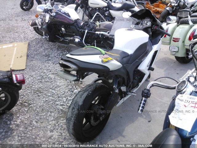 JKAZX4P157A024799 - 2007 KAWASAKI ZX600 P WHITE photo 4