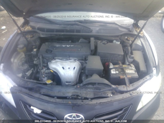 4T1BE46K17U667054 - 2007 TOYOTA CAMRY NEW GENERAT CE/LE/XLE/SE BLACK photo 10