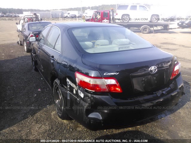 4T1BE46K17U667054 - 2007 TOYOTA CAMRY NEW GENERAT CE/LE/XLE/SE BLACK photo 3
