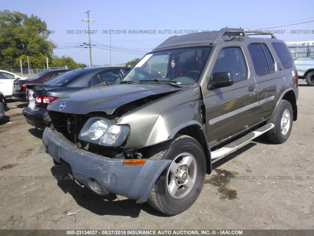 5N1ED28T42C563098 - 2002 NISSAN XTERRA XE/SE Dark Brown photo 2