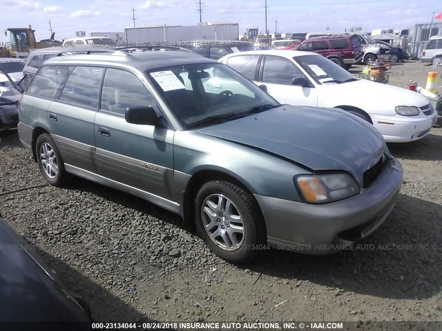 4S3BH675237610256 - 2003 SUBARU LEGACY OUTBACK AWP Pewter photo 1