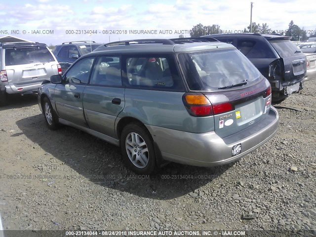 4S3BH675237610256 - 2003 SUBARU LEGACY OUTBACK AWP 锡色 照片 3