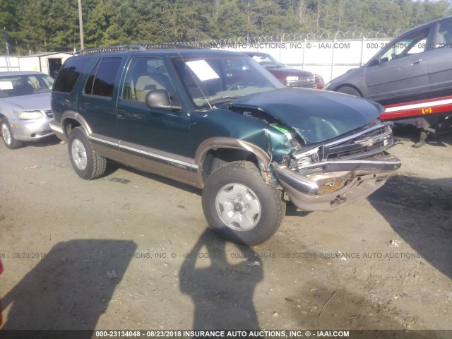 1GNDT13W3T2290409 - 1996 CHEVROLET BLAZER GREEN photo 1