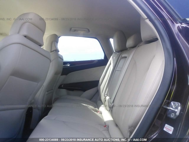 5LMCJ2C9XHUL71034 - 2017 LINCOLN MKC SELECT MAROON photo 8