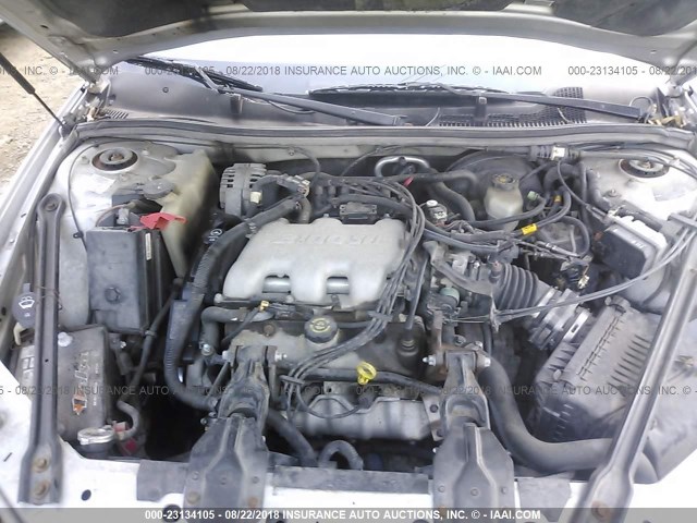 1G2WK52J82F104618 - 2002 PONTIAC GRAND PRIX SE ვერცხლისფერი ფოტო 10