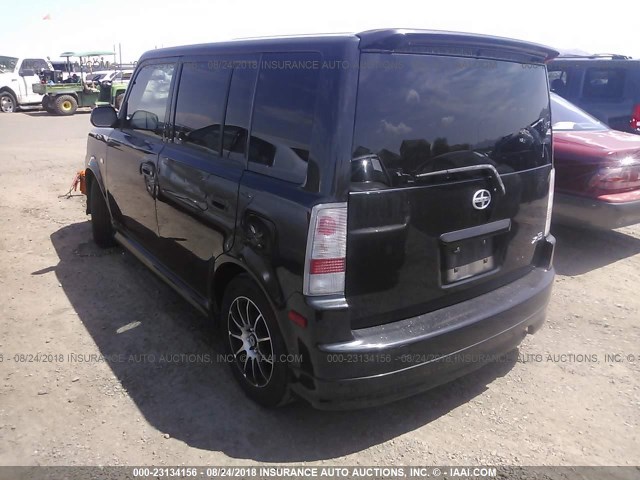 JTLKT324864083569 - 2006 TOYOTA SCION XB Schwarz Foto 3