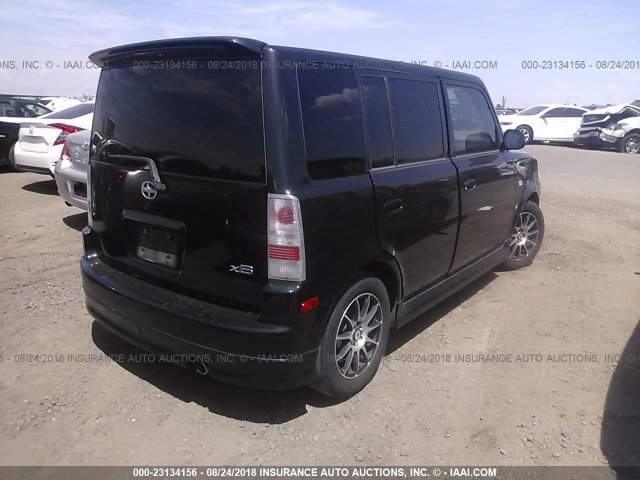 JTLKT324864083569 - 2006 TOYOTA SCION XB Schwarz Foto 4