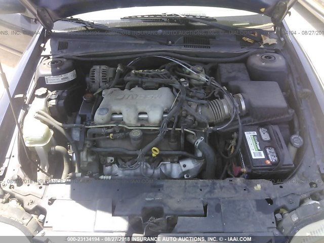 1G1NE52J816167918 - 2001 CHEVROLET MALIBU LS Mavi foto 10