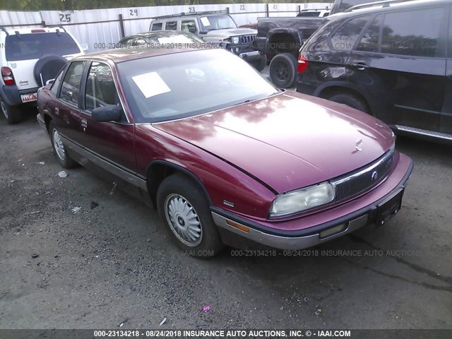 2G4WD54L5M1802792 - 1991 BUICK REGAL LIMITED RED photo 1