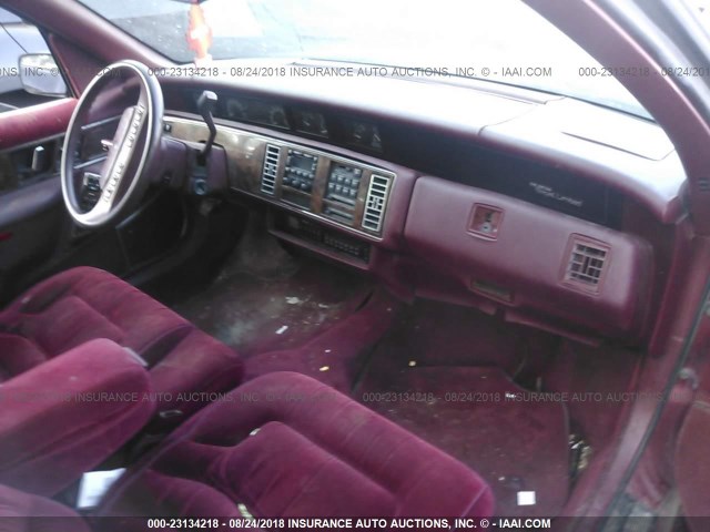 2G4WD54L5M1802792 - 1991 BUICK REGAL LIMITED RED photo 5
