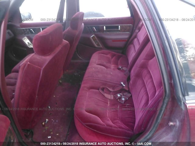 2G4WD54L5M1802792 - 1991 BUICK REGAL LIMITED RED photo 8