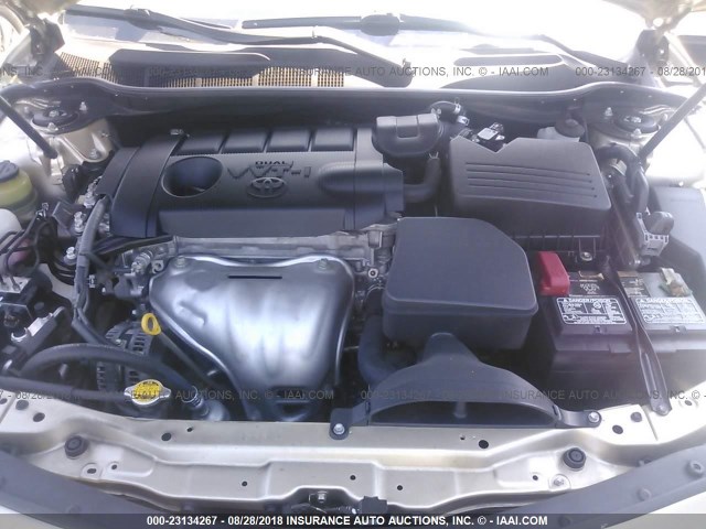 4T1BF3EK3BU213289 - 2011 TOYOTA CAMRY SE/LE/XLE ოქროსფერი ფოტო 10