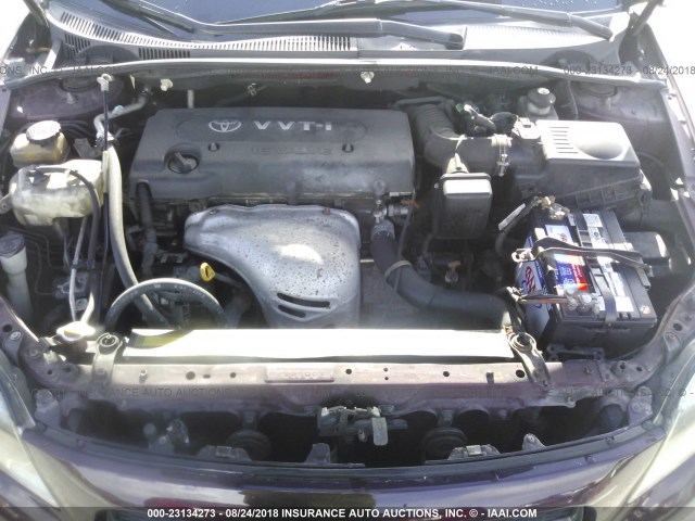 JTKDE177X50016850 - 2005 TOYOTA SCION TC 勃艮第红 照片 10