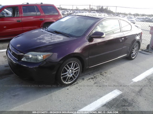 JTKDE177X50016850 - 2005 TOYOTA SCION TC 勃艮第红 照片 2