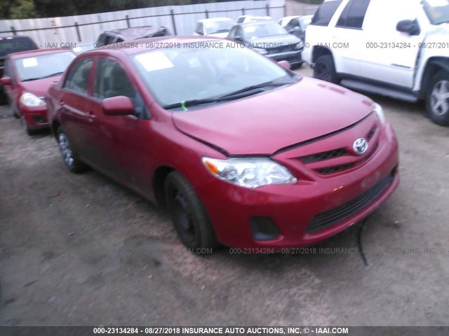 5YFBU4EE9DP205188 - 2013 TOYOTA COROLLA S/LE RED photo 1
