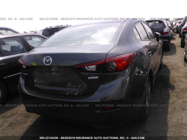 3MZBM1U79FM130422 - 2015 MAZDA 3 SPORT GRAY photo 4