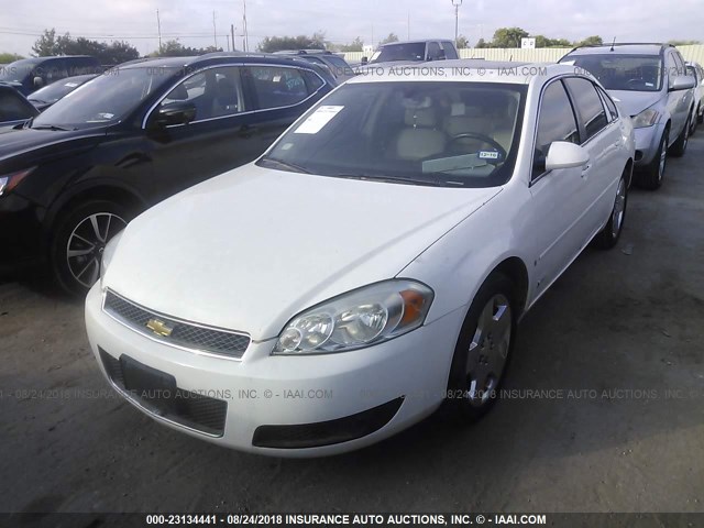 2G1WD58C869175839 - 2006 CHEVROLET IMPALA SUPER SPORT WHITE photo 2