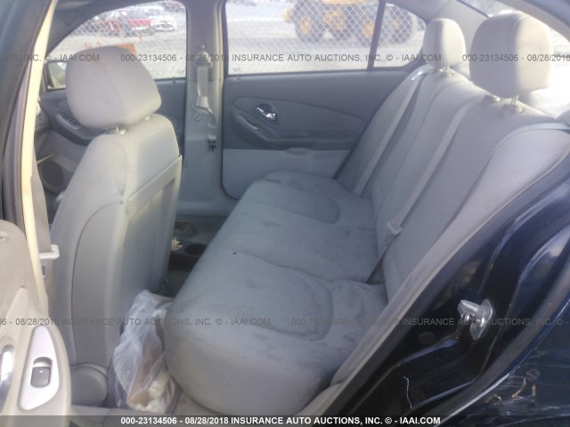 1G1ZS58N17F262852 - 2007 CHEVROLET MALIBU LS მუქი ლურჯი ფოტო 8