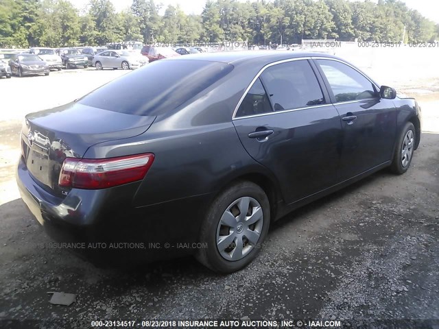 4T1BE46K59U309801 - 2009 TOYOTA CAMRY SE/LE/XLE GRAY photo 4