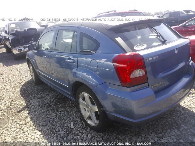 1B3HE78K17D297366 - 2007 DODGE CALIBER R/T BLUE photo 3