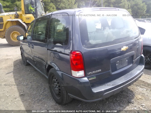 1GNDU23W08D149795 - 2008 CHEVROLET UPLANDER LS Dark Blue photo 3
