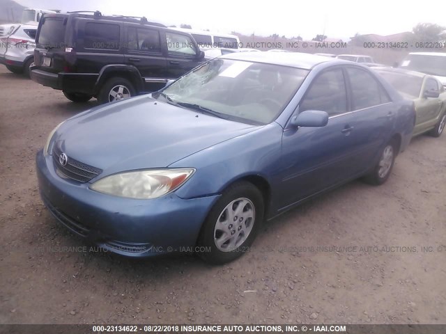 4T1BE30K04U795848 - 2004 TOYOTA CAMRY LE/XLE/SE 蓝色 照片 2