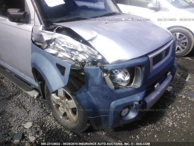 5J6YH28605L030390 - 2005 HONDA ELEMENT EX SILVER photo 6