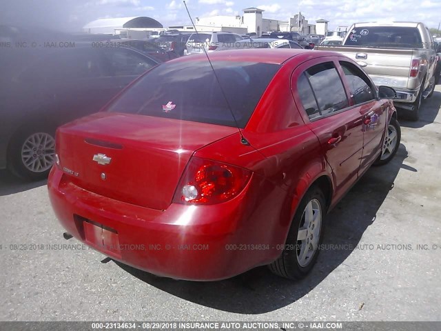 1G1AF5F59A7149740 - 2010 CHEVROLET COBALT 2LT RED photo 4