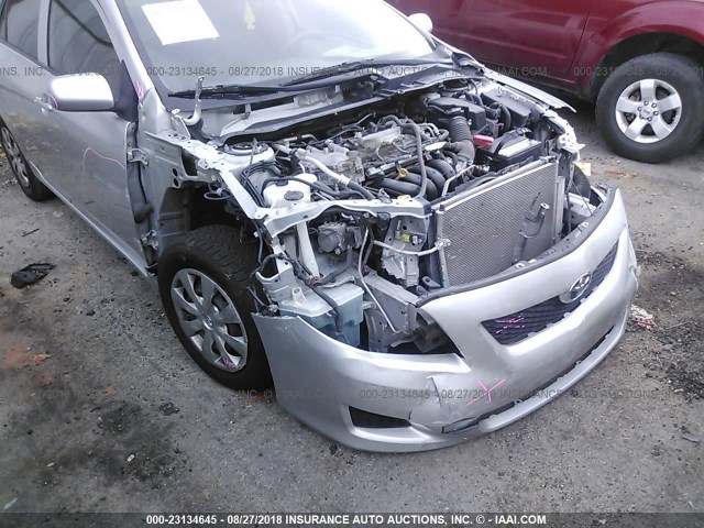 JTDBL40E09J013051 - 2009 TOYOTA COROLLA LE/XLE SILVER photo 6