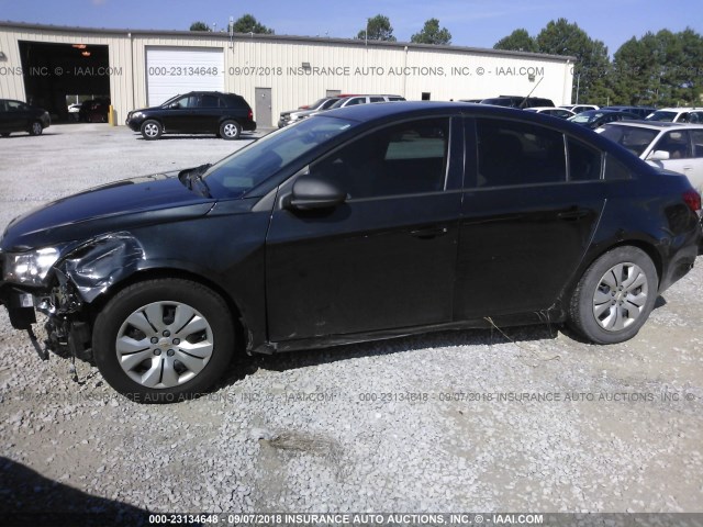 1G1PA5SH6E7471783 - 2014 CHEVROLET CRUZE LS GREEN photo 2