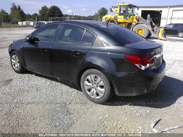 1G1PA5SH6E7471783 - 2014 CHEVROLET CRUZE LS GREEN photo 3