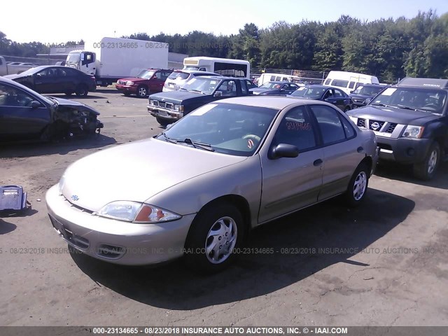 1G1JC524227399831 - 2002 CHEVROLET CAVALIER CNG TAN photo 2