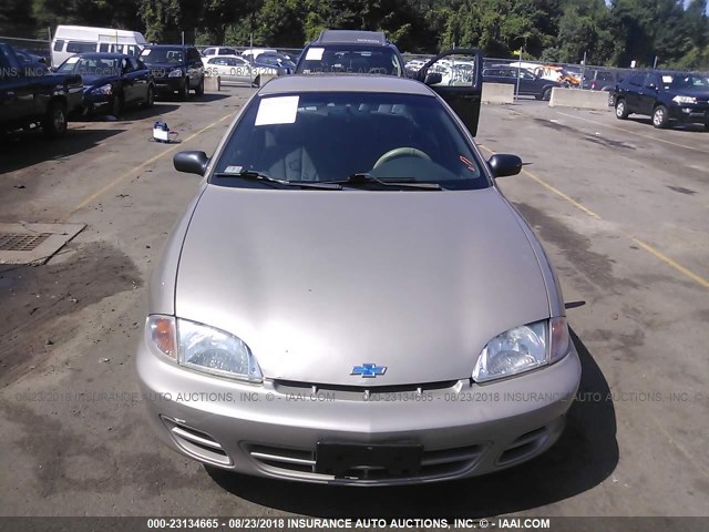 1G1JC524227399831 - 2002 CHEVROLET CAVALIER CNG TAN photo 6