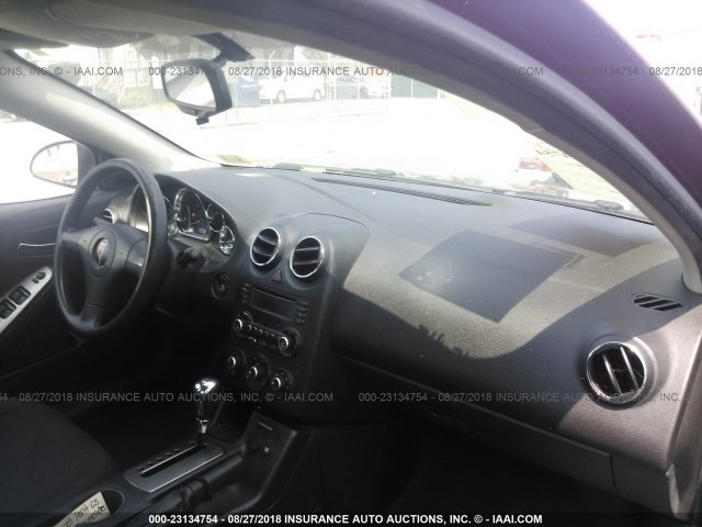 1G2ZF57B484179744 - 2008 PONTIAC G6 VALUE LEADER/BASE RED photo 5