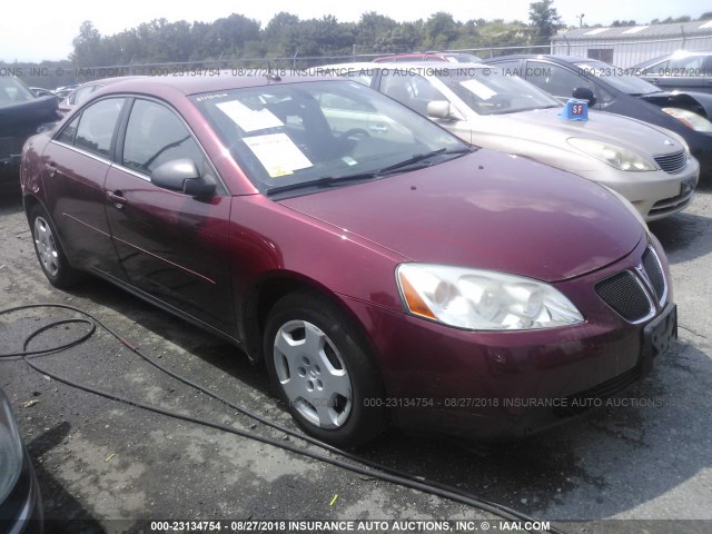 1G2ZF57B484179744 - 2008 PONTIAC G6 VALUE LEADER/BASE RED photo 6