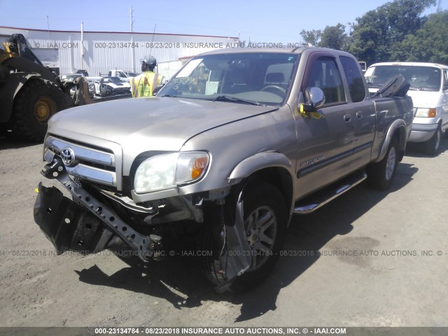 5TBRT34145S465574 - 2005 TOYOTA TUNDRA ACCESS CAB SR5 GOLD photo 2