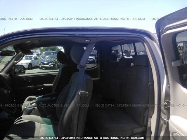 5TBRT34145S465574 - 2005 TOYOTA TUNDRA ACCESS CAB SR5 GOLD photo 8