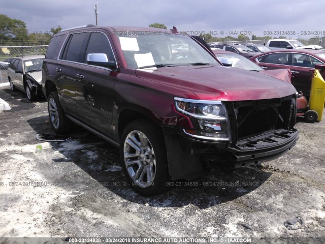 1GNSCCKC0GR184507 - 2016 CHEVROLET TAHOE C1500 LTZ RED photo 1