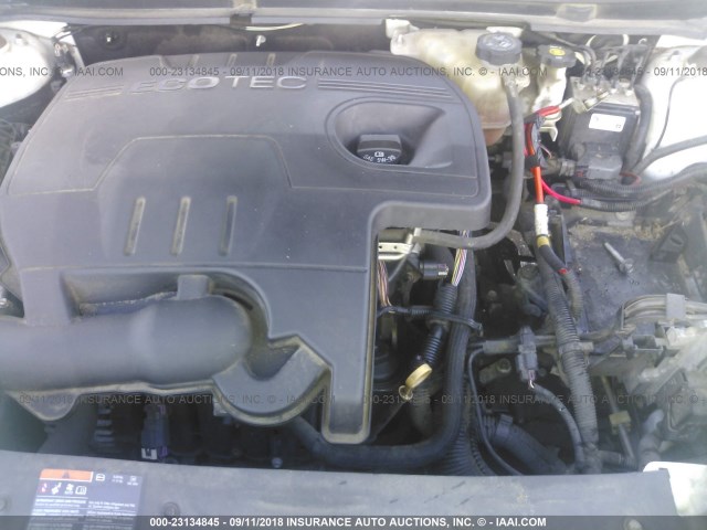 1G1ZC5EUXBF110702 - 2011 CHEVROLET MALIBU 1LT თეთრი ფოტო 10