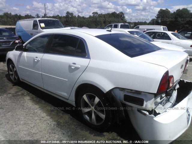 1G1ZC5EUXBF110702 - 2011 CHEVROLET MALIBU 1LT თეთრი ფოტო 3