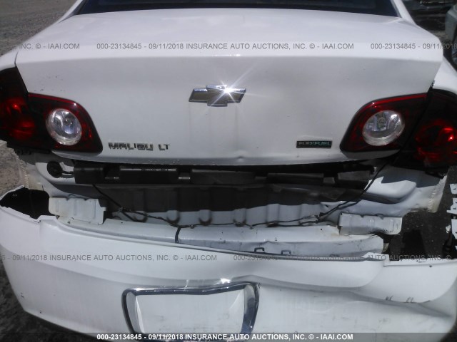 1G1ZC5EUXBF110702 - 2011 CHEVROLET MALIBU 1LT თეთრი ფოტო 6