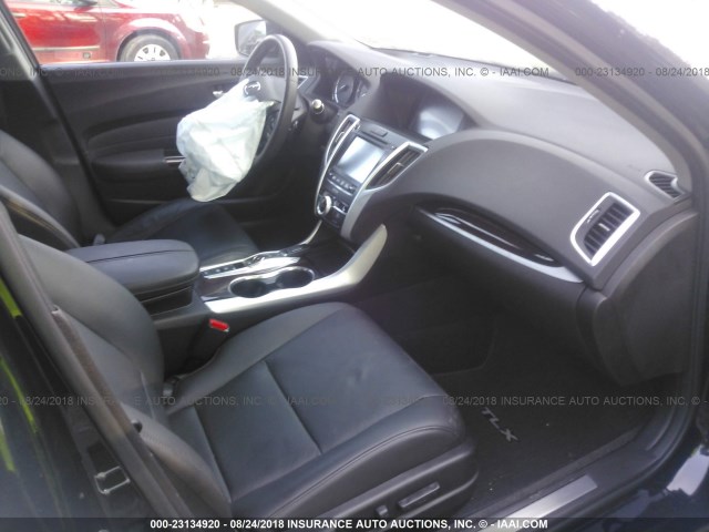 19UUB3F7XHA001391 - 2017 ACURA TLX ADVANCE შავი ფოტო 5