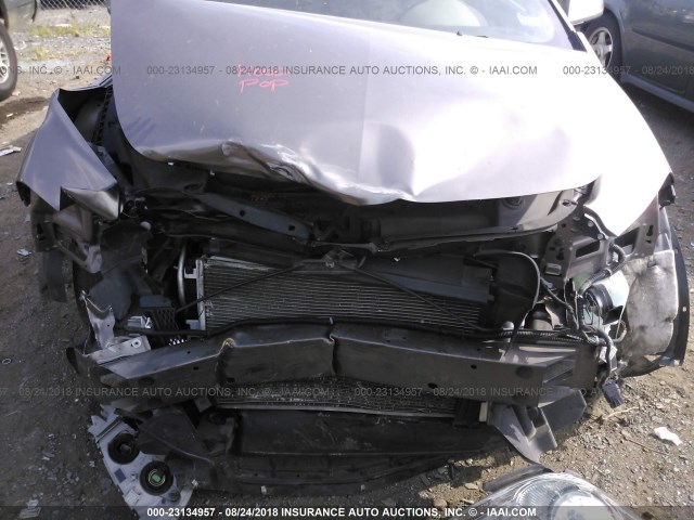 1G1ZC5E18BF385278 - 2011 CHEVROLET MALIBU 1LT ყავისფერი ფოტო 6