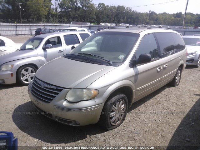 2C4GP64L85R433399 - 2005 CHRYSLER TOWN & COUNTRY LIMITED GOLD photo 2