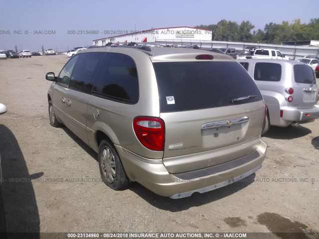 2C4GP64L85R433399 - 2005 CHRYSLER TOWN & COUNTRY LIMITED GOLD photo 3