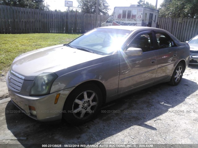 1G6DM57T060207356 - 2006 CADILLAC CTS TAN photo 2