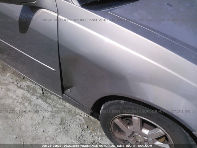 1G6DM57T060207356 - 2006 CADILLAC CTS TAN photo 6