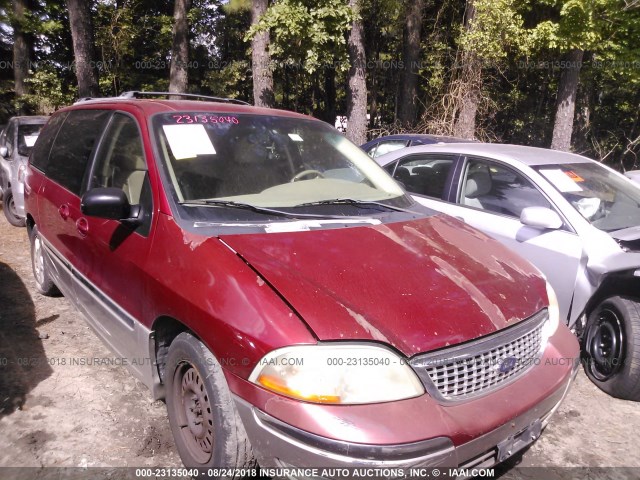 2FMZA53482BB76789 - 2002 FORD WINDSTAR SEL RED photo 1