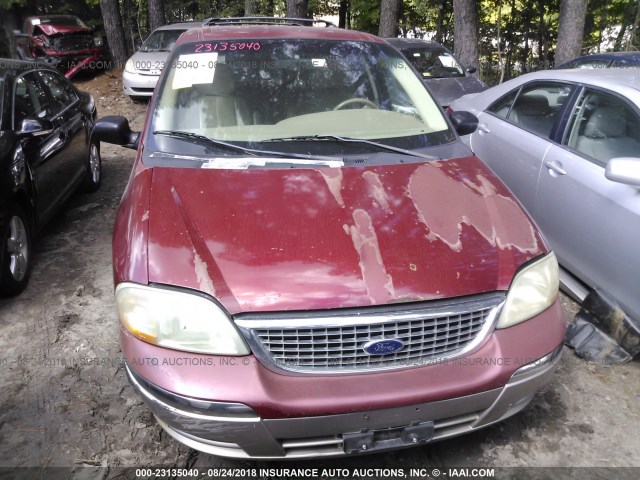 2FMZA53482BB76789 - 2002 FORD WINDSTAR SEL RED photo 6