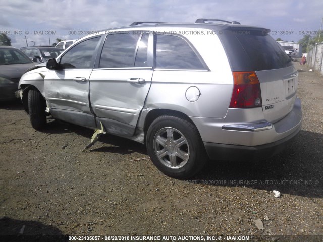 2C4GM68445R417969 - 2005 CHRYSLER PACIFICA TOURING SILVER photo 3